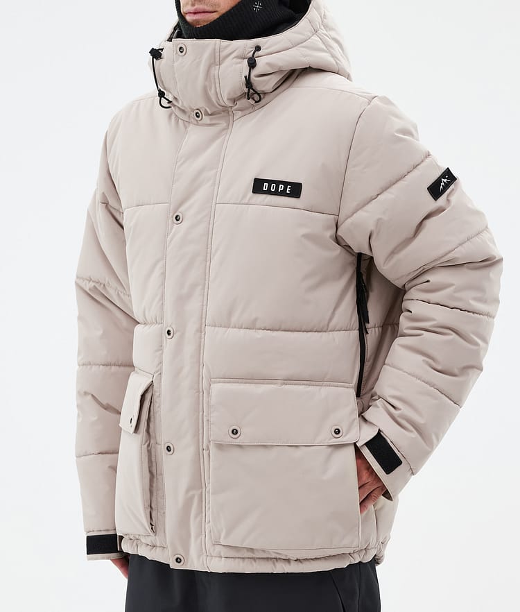 Dope Puffer Full Zip 24 Snowboardjacke Herren Sand Renewed, Bild 7 von 9