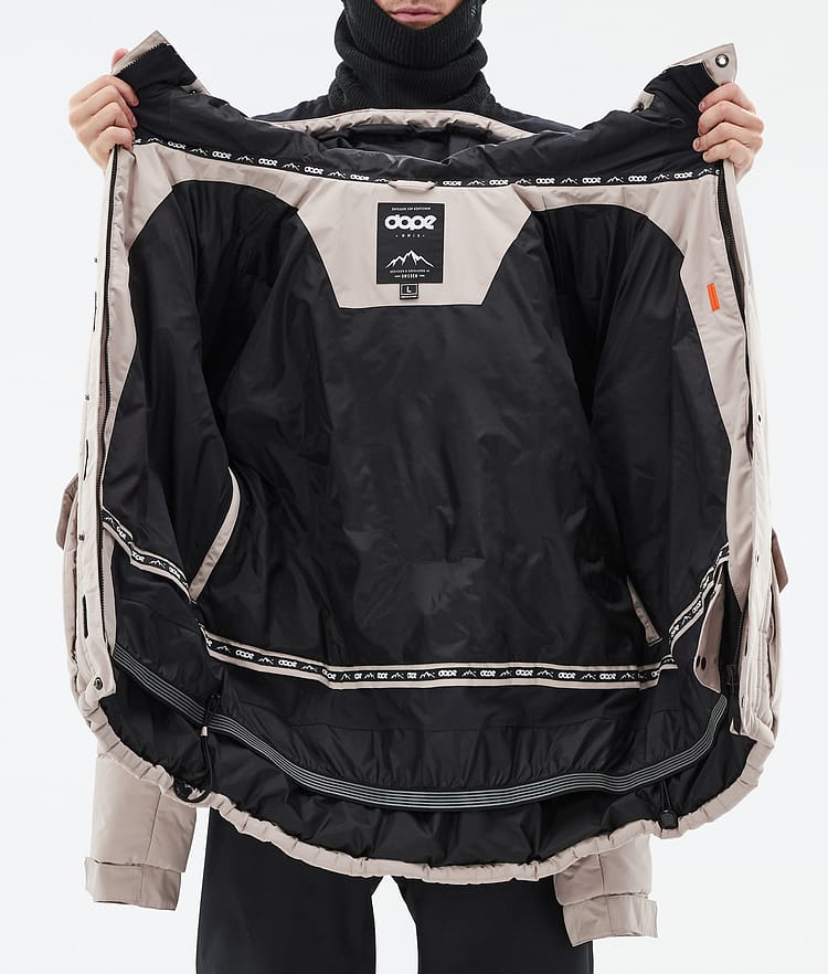 Dope Puffer Full Zip 24 Skijacke Herren Sand, Bild 9 von 9