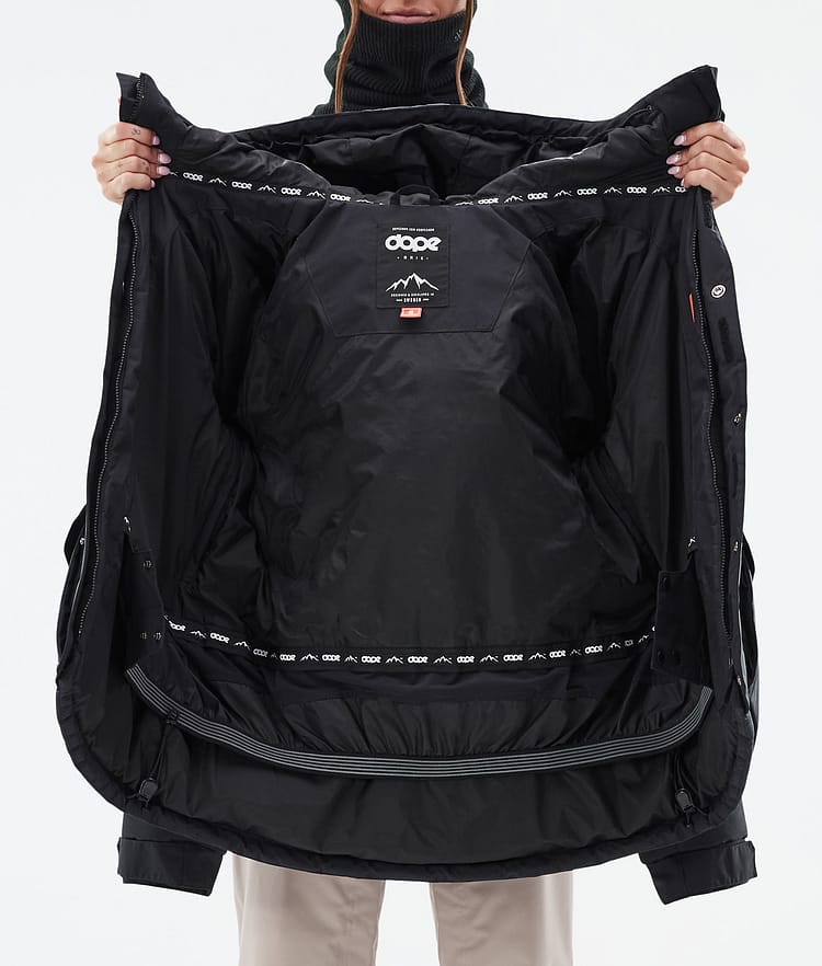 Dope Puffer W Full Zip 24 Snowboardjacke Damen Black, Bild 9 von 9
