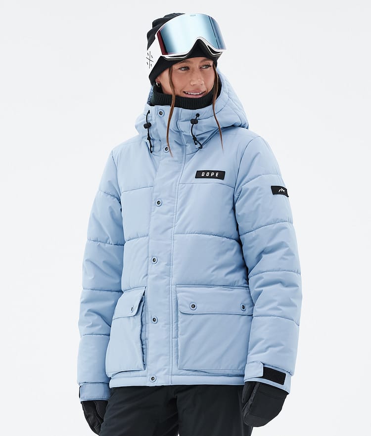Dope Puffer W Full Zip 24 Skijacke Damen Light Blue, Bild 1 von 9