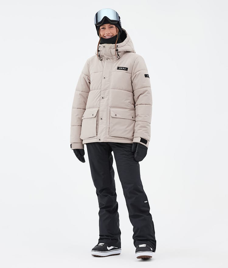 Dope Puffer W Full Zip 24 Snowboardjacke Damen Sand Renewed, Bild 2 von 9