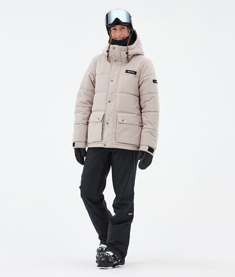 Dope Puffer W Full Zip 24 Skijacke Damen Sand, Bild 2 von 9