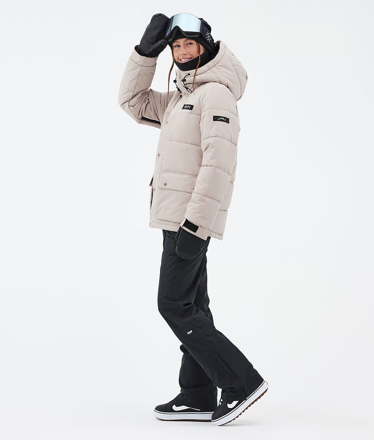 Dope Puffer W Full Zip 24 Snowboardjacke Damen Sand Renewed, Bild 3 von 9