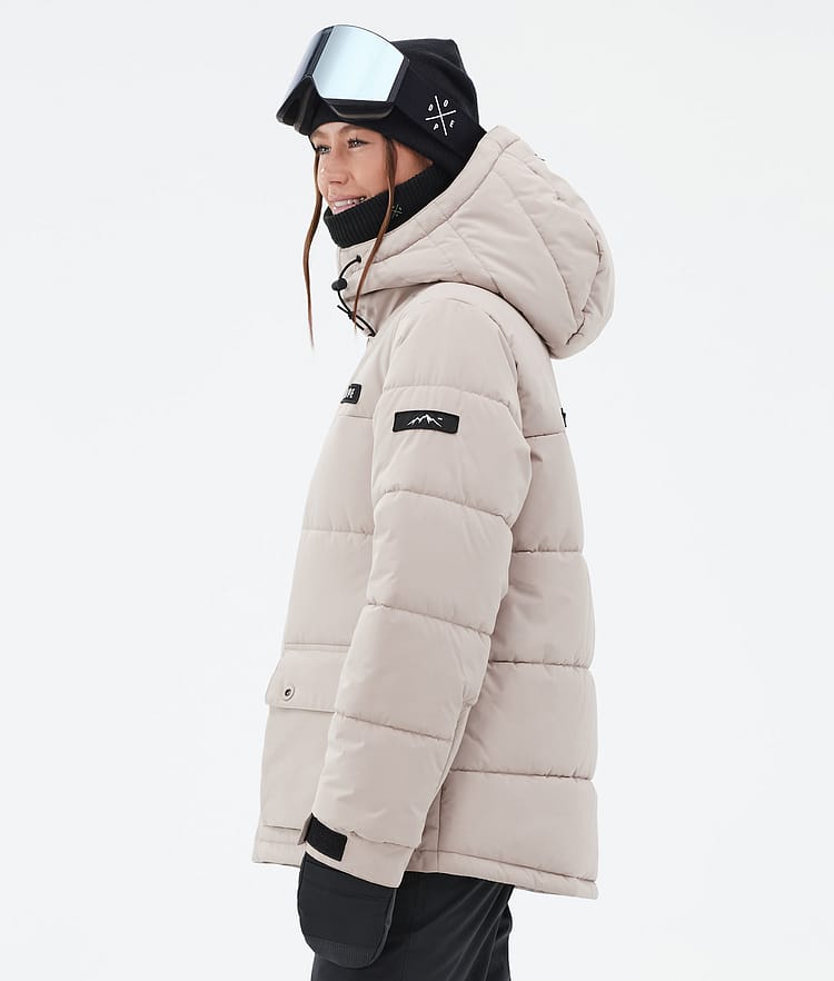 Dope Puffer W Full Zip 24 Skijacke Damen Sand, Bild 5 von 9