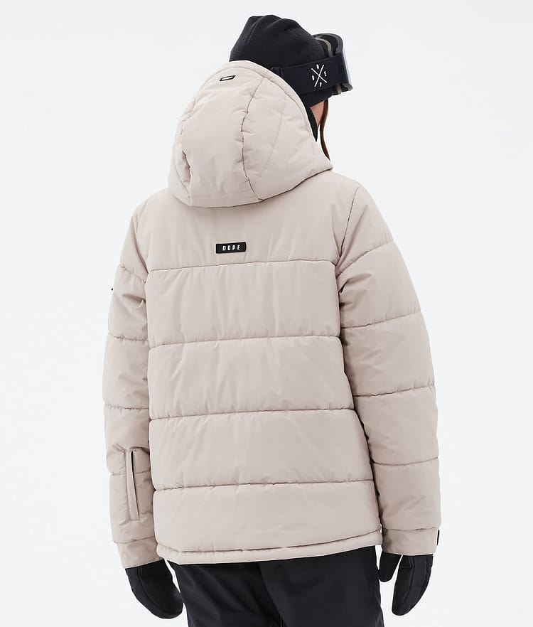 Dope Puffer W Full Zip 24 Skijacke Damen Sand, Bild 6 von 9