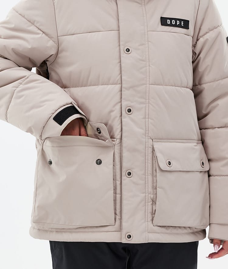 Dope Puffer W Full Zip 24 Skijacke Damen Sand, Bild 8 von 9