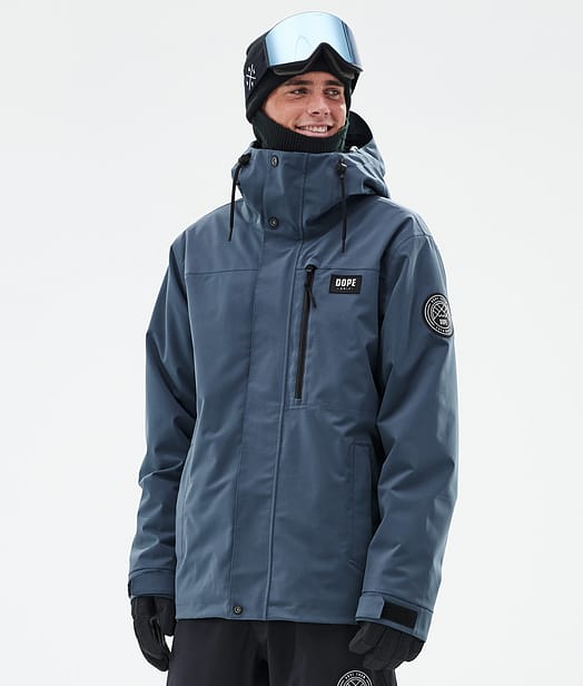 Dope Blizzard Full Zip 24 Snowboardjacke Herren Metal Blue
