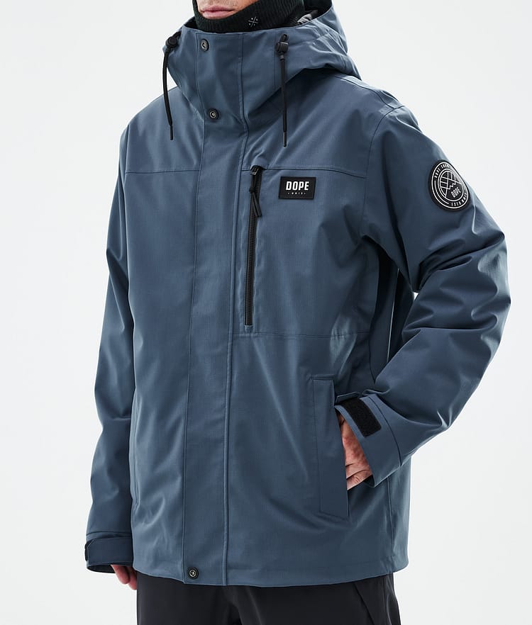 Dope Blizzard Full Zip 24 Snowboardjacke Herren Metal Blue, Bild 7 von 9