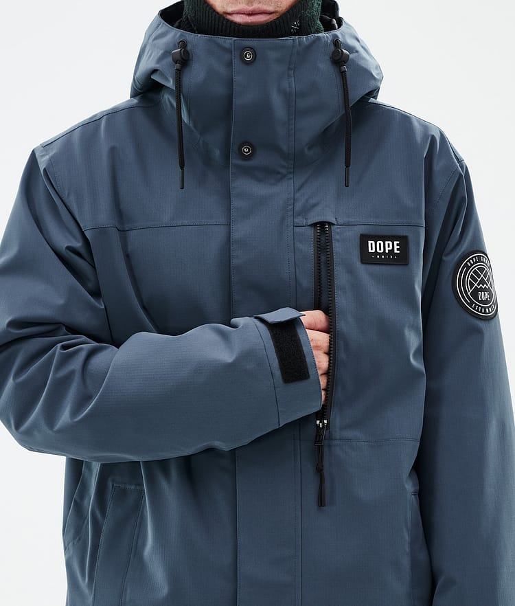 Dope Blizzard Full Zip 24 Snowboardjacke Herren Metal Blue, Bild 8 von 9