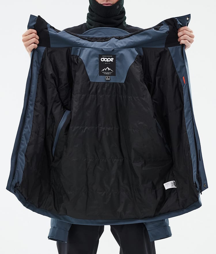 Dope Blizzard Full Zip 24 Snowboardjacke Herren Metal Blue, Bild 9 von 9