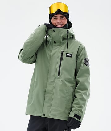 Dope Blizzard Full Zip 24 Snowboardjacke Moss Green