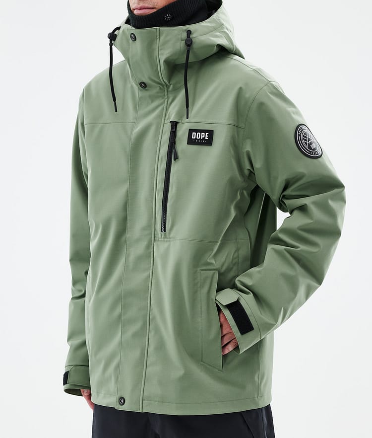 Dope Blizzard Full Zip 24 Skijacke Herren Moss Green, Bild 7 von 9