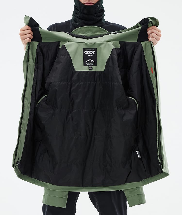 Dope Blizzard Full Zip 24 Snowboardjacke Herren Moss Green, Bild 9 von 9