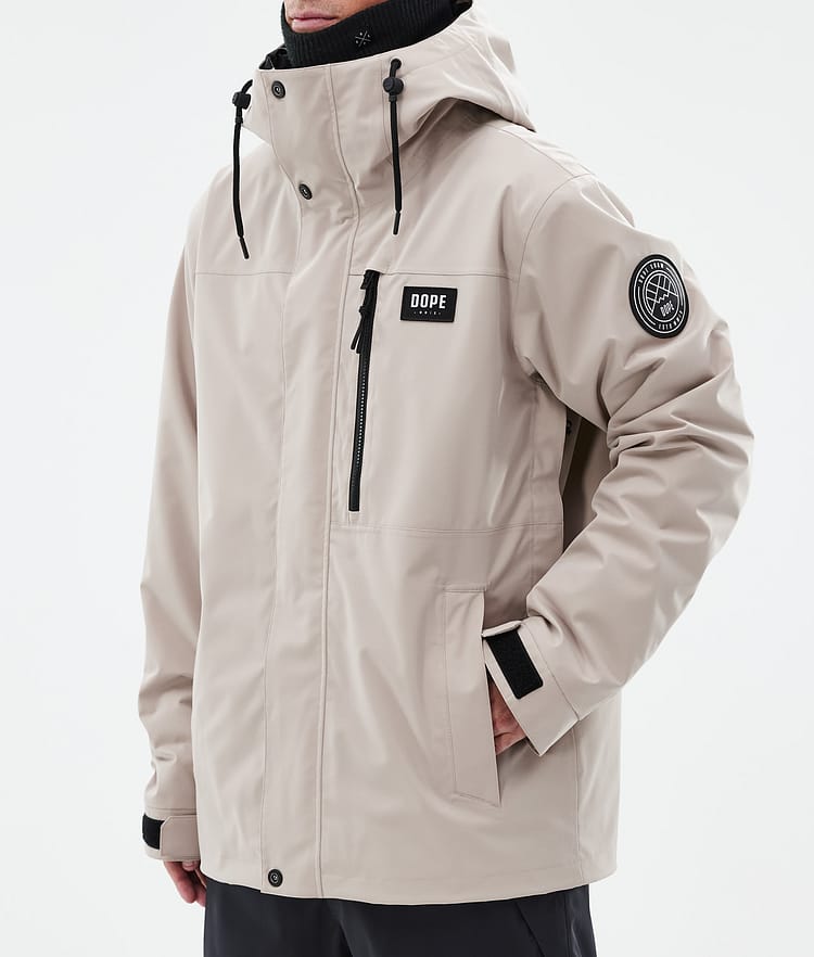 Dope Blizzard Full Zip 24 Snowboardjacke Herren Sand, Bild 7 von 9