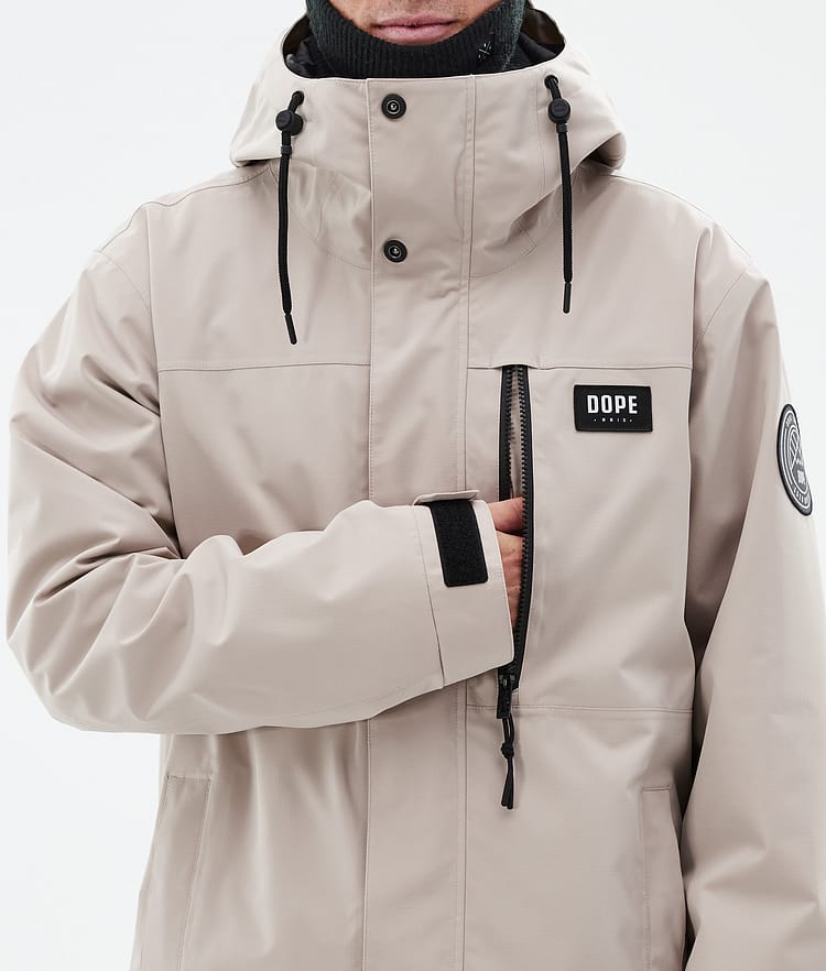 Dope Blizzard Full Zip 24 Snowboardjacke Herren Sand, Bild 8 von 9
