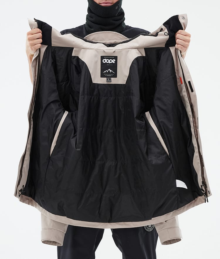 Dope Blizzard Full Zip 24 Snowboardjacke Herren Sand, Bild 9 von 9