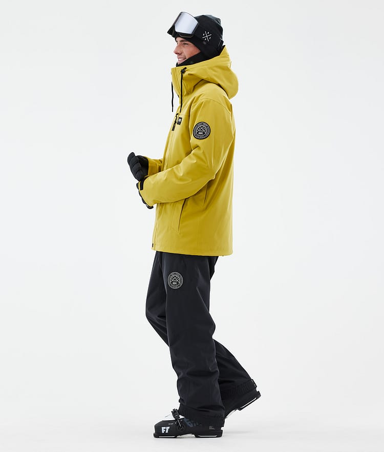 Dope Blizzard Full Zip 24 Skijacke Herren Yellow, Bild 3 von 9
