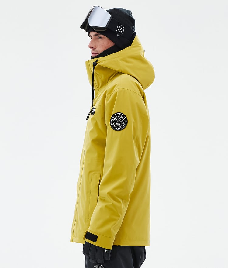 Dope Blizzard Full Zip 24 Skijacke Herren Yellow, Bild 5 von 9