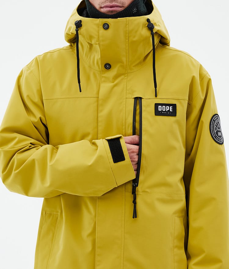 Dope Blizzard Full Zip 24 Skijacke Herren Yellow, Bild 8 von 9