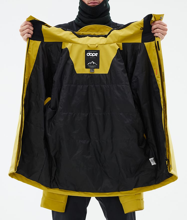 Dope Blizzard Full Zip 24 Skijacke Herren Yellow, Bild 9 von 9