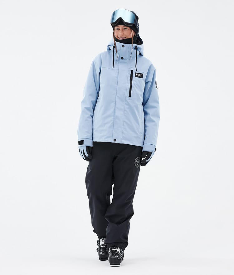 Dope Blizzard W Full Zip 24 Skijacke Damen Light Blue, Bild 2 von 9