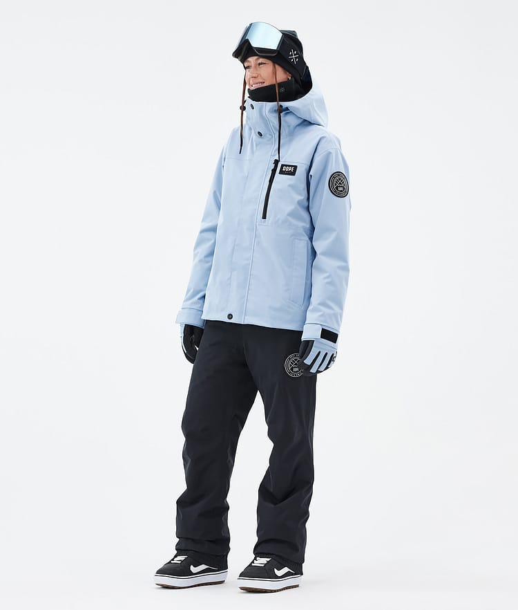 Dope Blizzard W Full Zip 24 Snowboardjacke Damen Light Blue Renewed, Bild 2 von 9