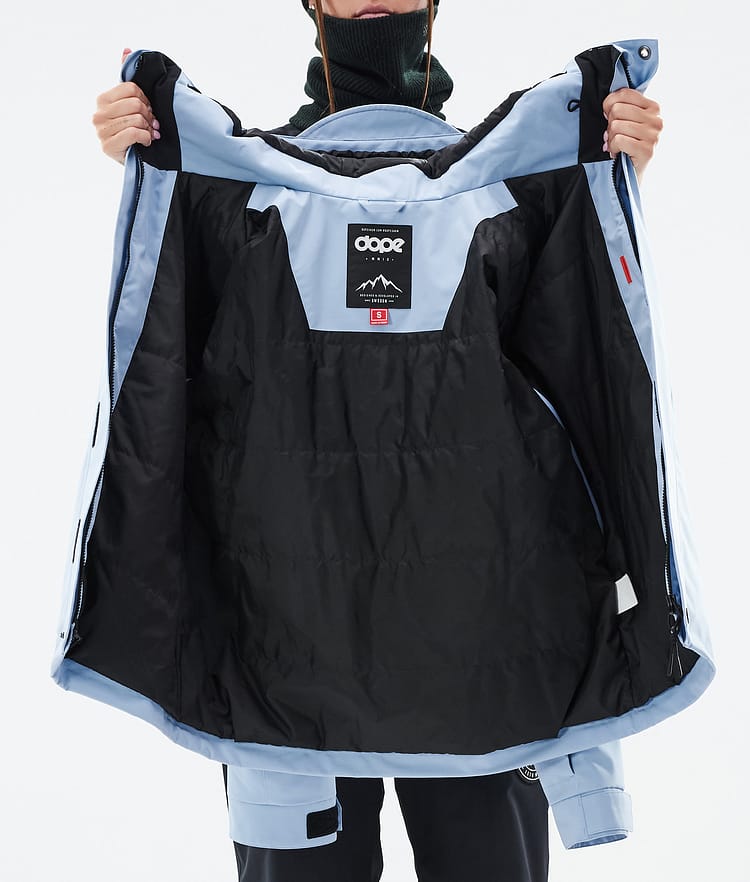 Dope Blizzard W Full Zip 24 Snowboardjacke Damen Light Blue Renewed, Bild 9 von 9