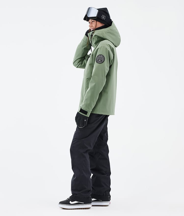Dope Blizzard W Full Zip 24 Snowboardjacke Damen Moss Green, Bild 3 von 9