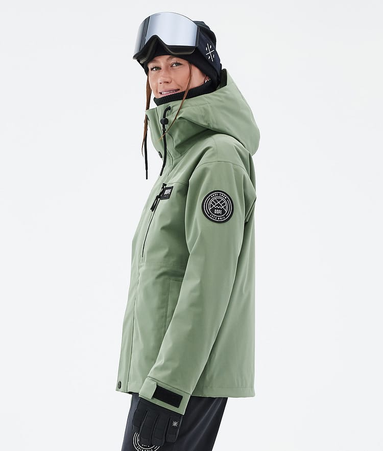 Dope Blizzard W Full Zip 24 Skijacke Damen Moss Green, Bild 5 von 9