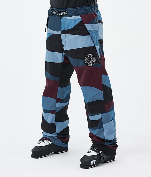 Dope Blizzard 2024 Skihose Herren Shards Burgundy Blue