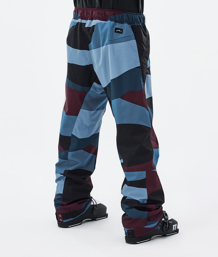 Dope Blizzard 2024 Skihose Herren Shards Burgundy Blue, Bild 4 von 5