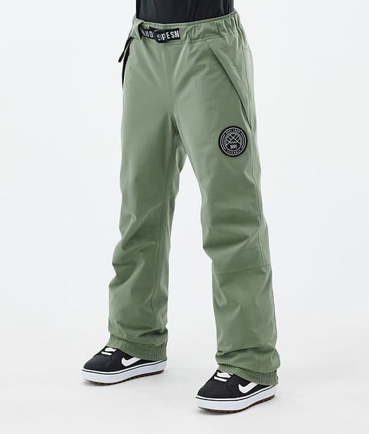 Dope Blizzard W 2024 Snowboardhose Damen Moss Green