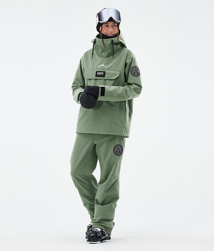 Dope Blizzard W 2024 Skihose Damen Moss Green, Bild 2 von 5