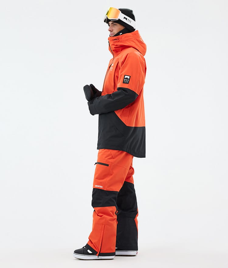 Montec Arch Snowboardjacke Herren Orange/Black Renewed, Bild 4 von 10