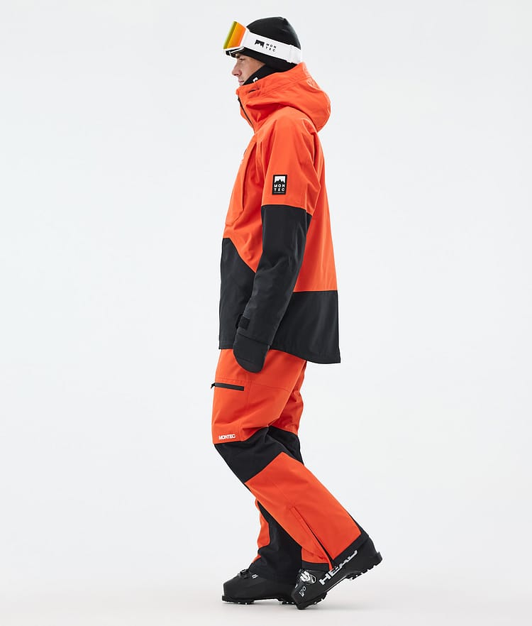 Montec Arch Skijacke Herren Orange/Black, Bild 4 von 10