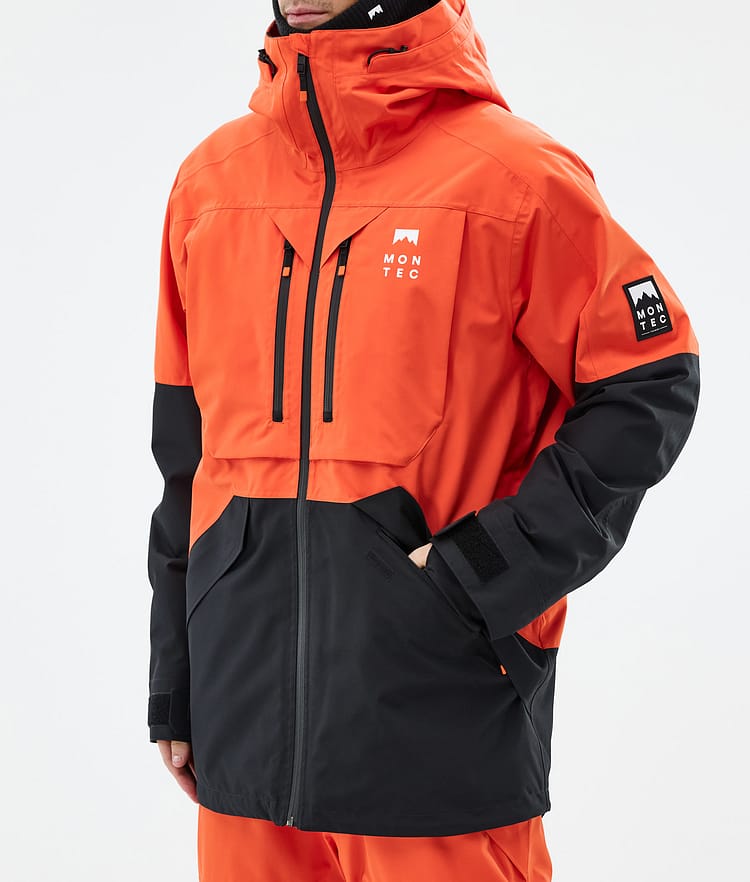 Montec Arch Snowboardjacke Herren Orange/Black Renewed, Bild 8 von 10