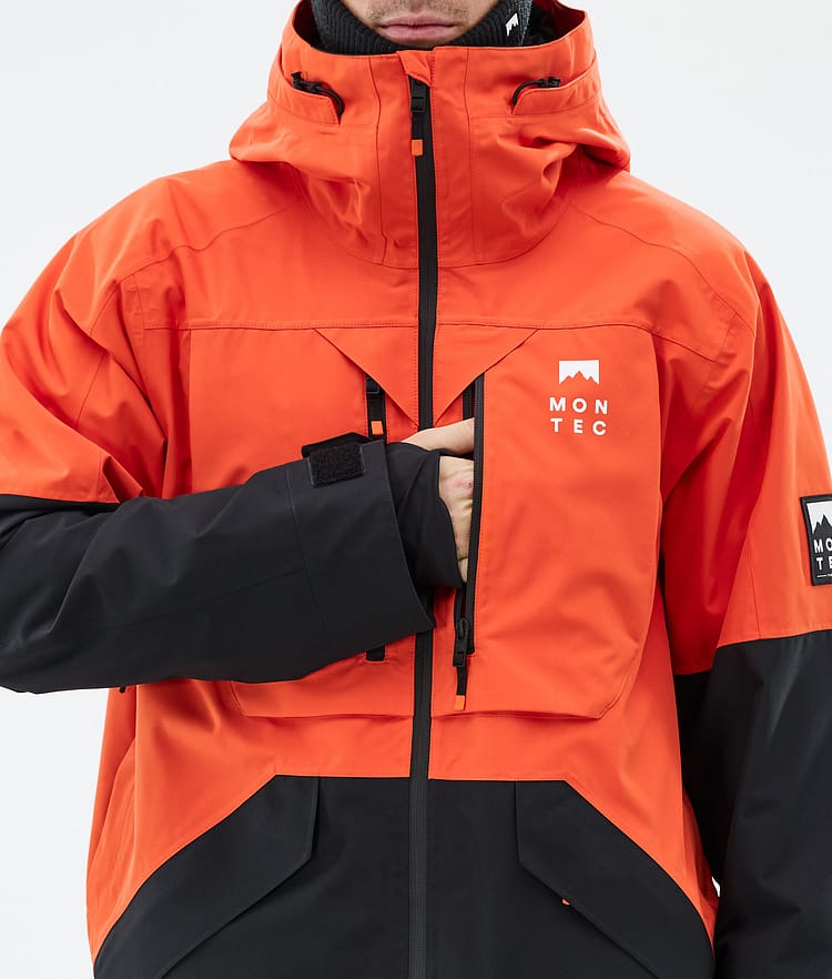 Montec Arch Skijacke Herren Orange/Black, Bild 9 von 10