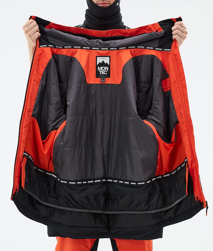 Montec Arch Snowboardjacke Herren Orange/Black Renewed, Bild 10 von 10