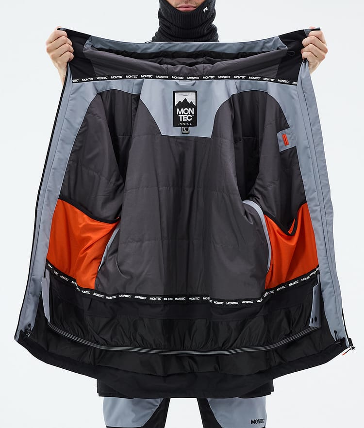 Montec Arch Snowboardjacke Herren Soft Blue/Black, Bild 10 von 10