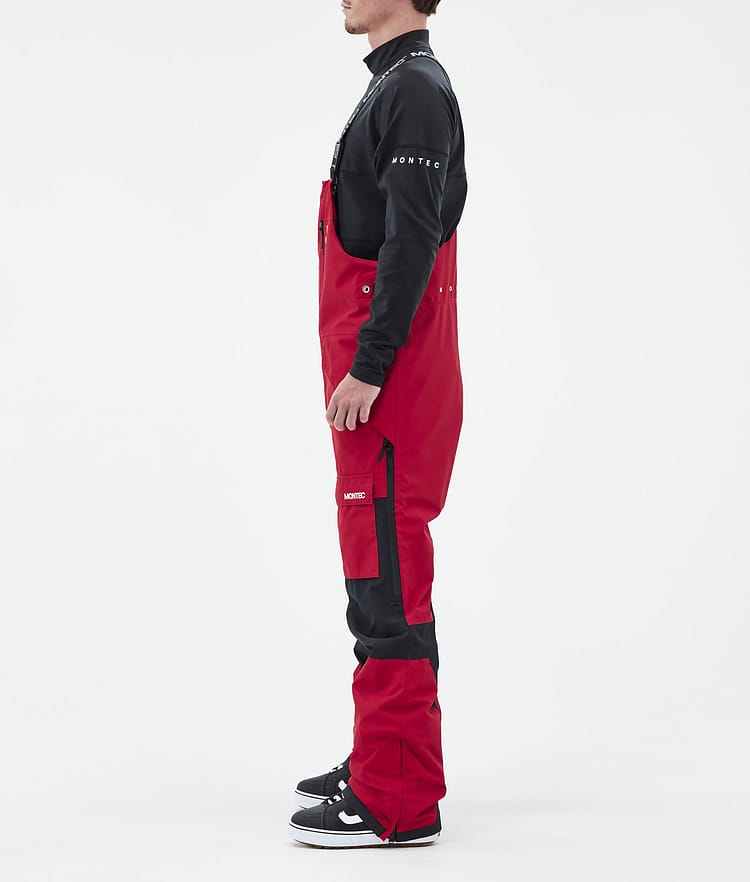 Montec Fawk Snowboardhose Herren Deep Red/Black Renewed, Bild 3 von 7