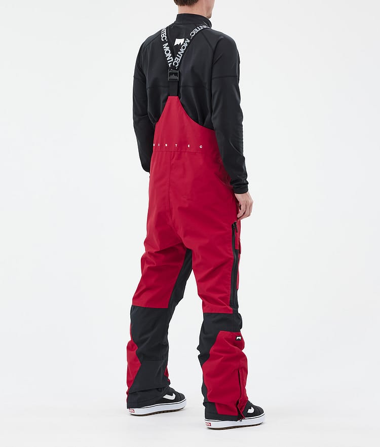 Montec Fawk Snowboardhose Herren Deep Red/Black Renewed, Bild 4 von 7