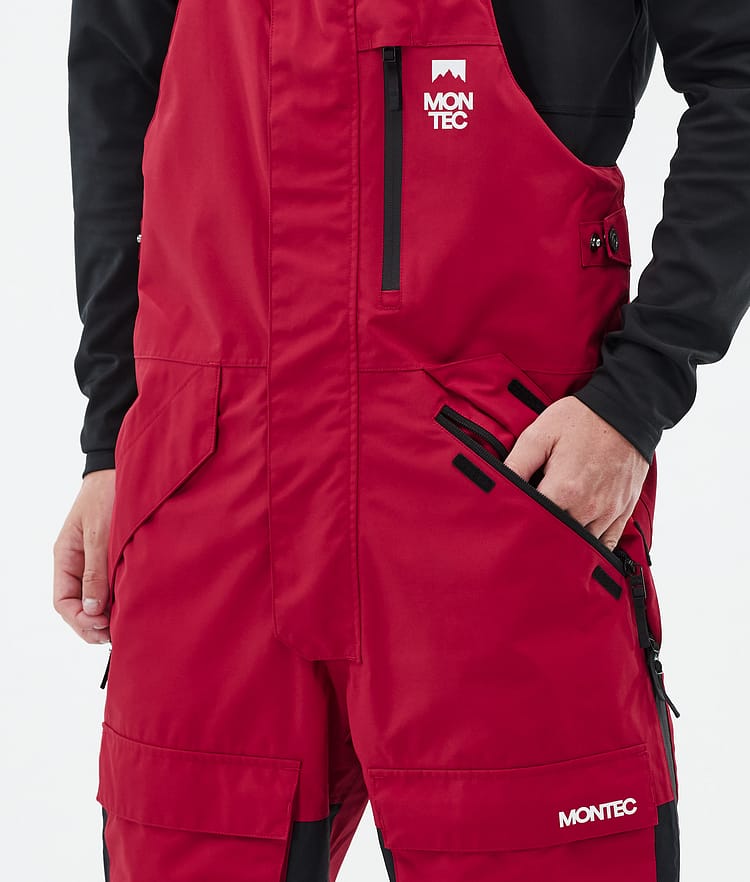 Montec Fawk Snowboardhose Herren Deep Red/Black Renewed, Bild 5 von 7