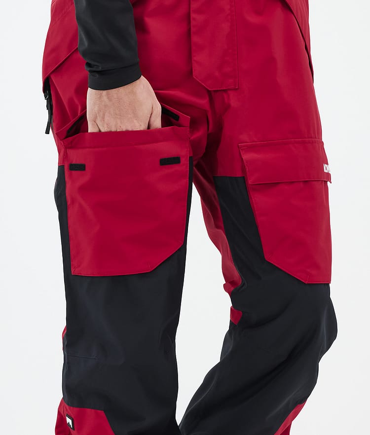 Montec Fawk Snowboardhose Herren Deep Red/Black Renewed, Bild 7 von 7