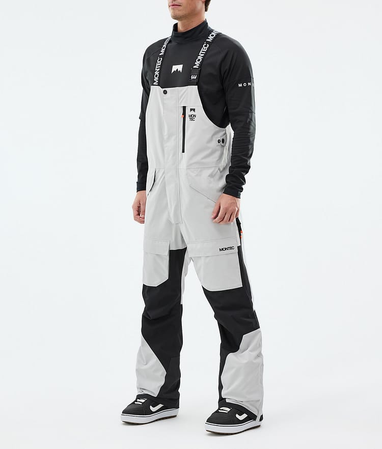 Montec Fawk Snowboardhose Herren Light Grey/Black Renewed, Bild 1 von 6