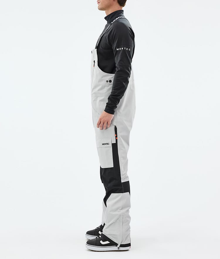 Montec Fawk Snowboardhose Herren Light Grey/Black Renewed, Bild 2 von 6