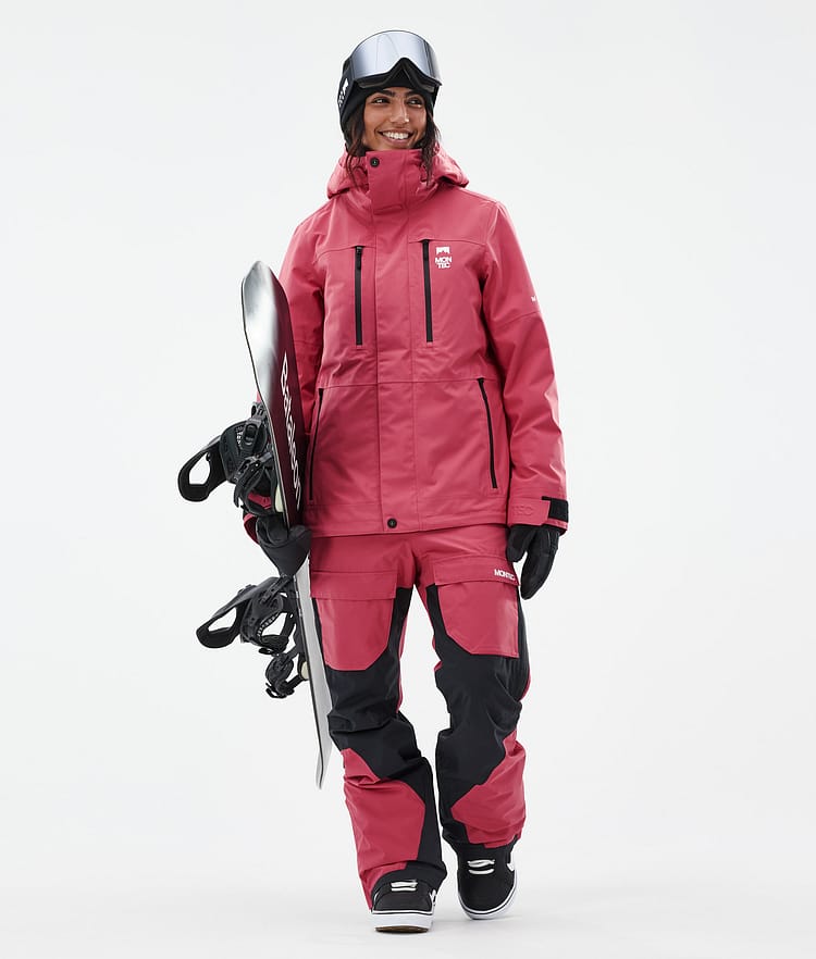 Montec Fawk W Snowboardjacke Damen Light Red Renewed, Bild 2 von 9