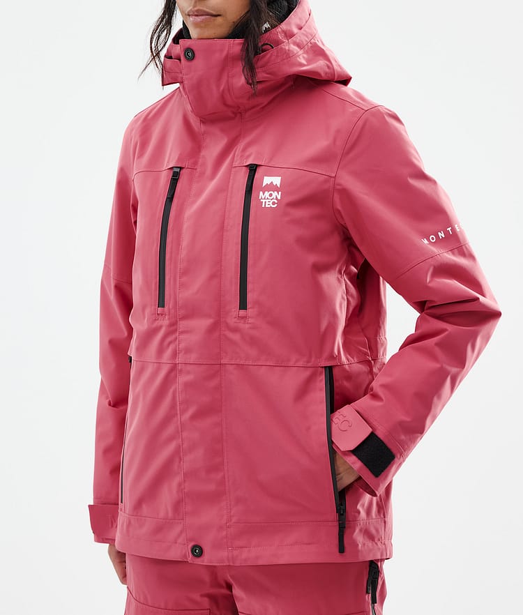Montec Fawk W Skijacke Damen Light Red, Bild 7 von 9