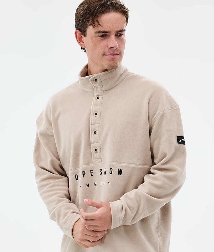 Dope Comfy Fleecepullover Herren Sand, Bild 2 von 6