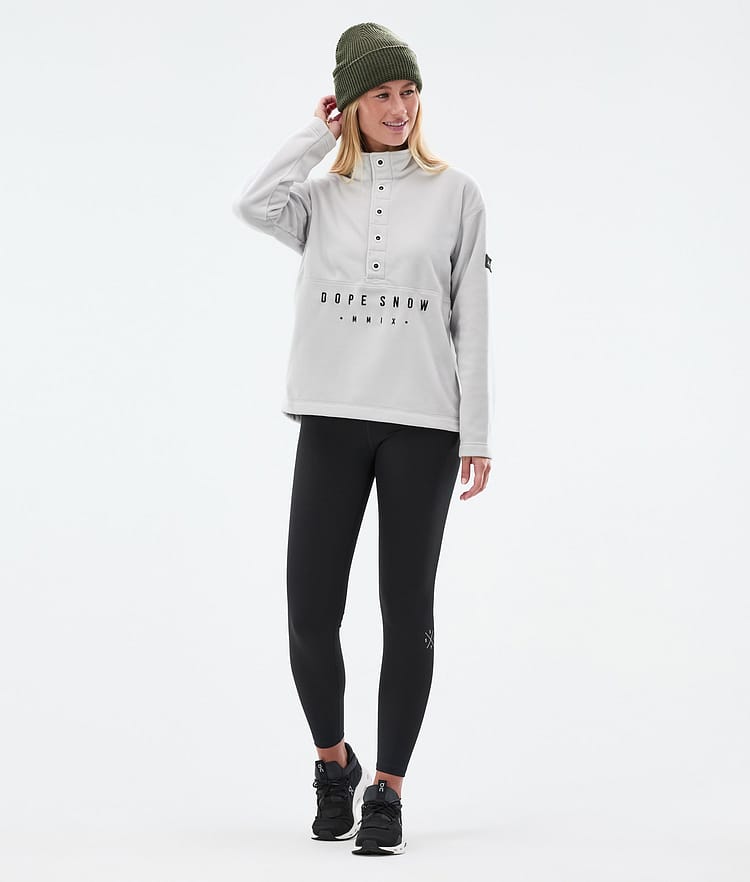 Dope Comfy W Fleecepullover Damen Light Grey Renewed, Bild 3 von 6