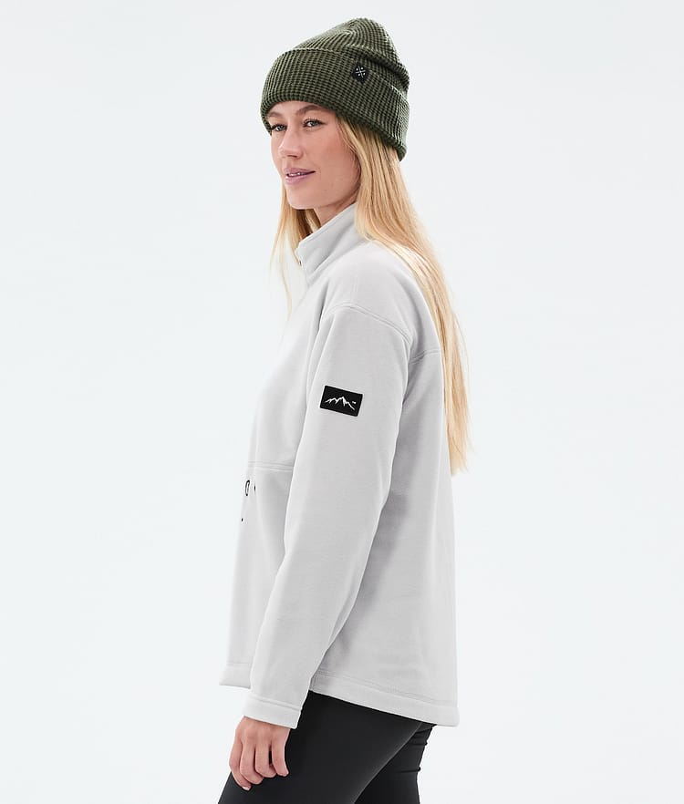 Dope Comfy W Fleecepullover Damen Light Grey Renewed, Bild 5 von 6